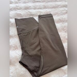 lululemon Align™ High-Rise Pant 25” color brown size 10 no tag
